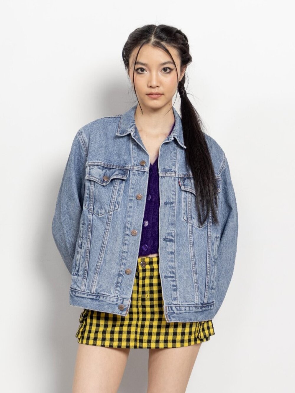 Vintage Levi's Denim Jacket, Trucker Jean, Small Medium